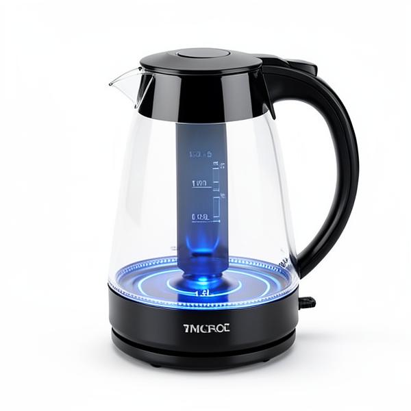 HomeVanta Cordless 1.8L Glass Kettle